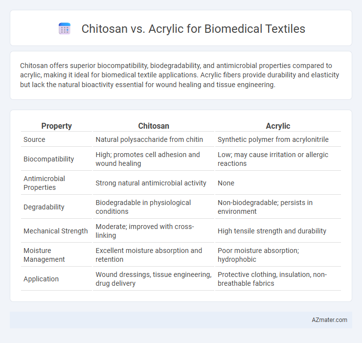 Chitosan vs. Acrylic for Biomedical Textiles - What is The Difference?