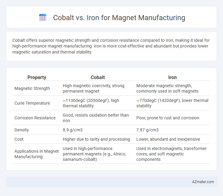Cobalt vs. Iron for Magnet Manufacturing - What is The Difference?