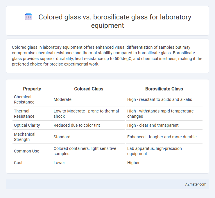 Colored glass vs. borosilicate glass for laboratory equipment - What is The Difference?