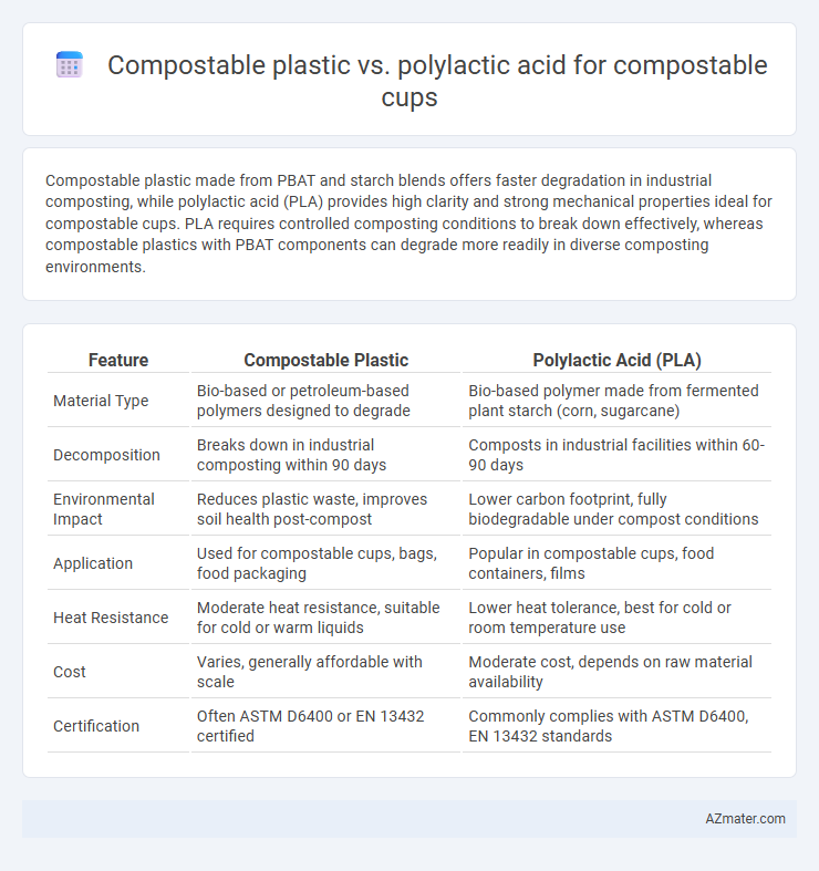Compostable plastic vs. polylactic acid for compostable cups - What is The Difference?