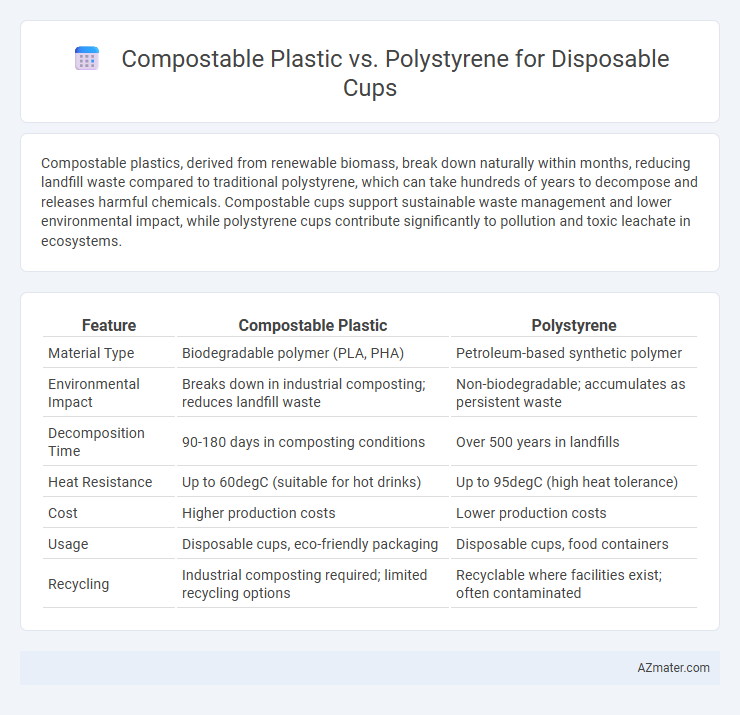 Compostable Plastic vs. Polystyrene for Disposable Cups - What is The Difference?