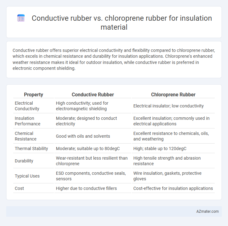 Conductive rubber vs. chloroprene rubber for insulation material - What is The Difference?