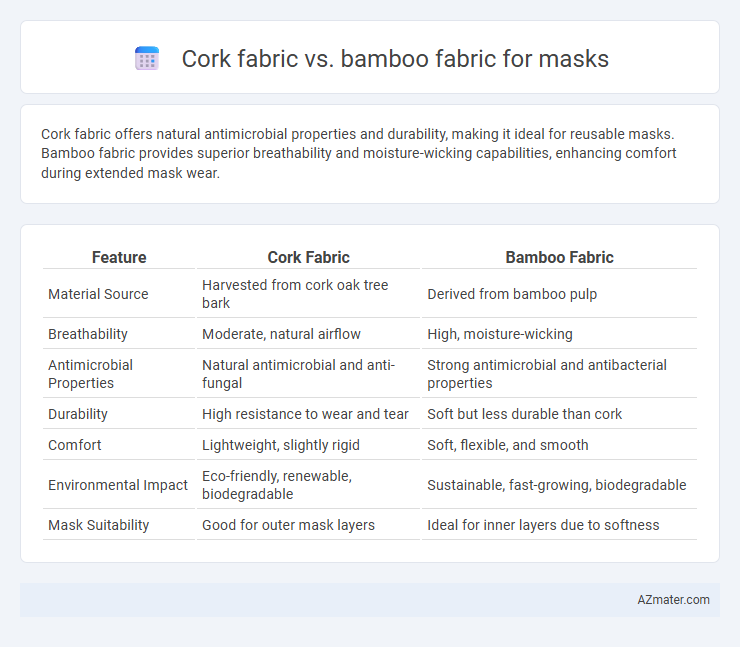 Cork fabric vs. bamboo fabric for masks - What is The Difference?