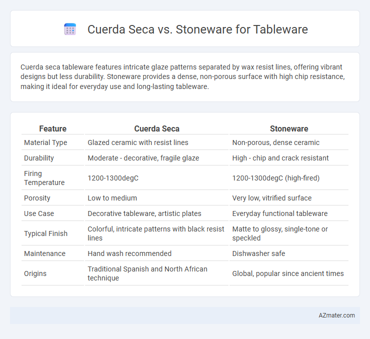Cuerda Seca vs. Stoneware for Tableware - What is The Difference?