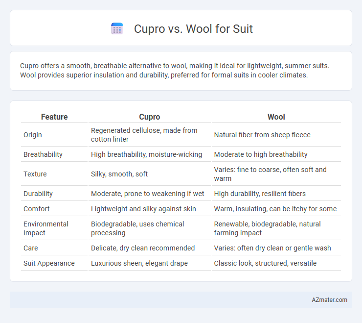 Cupro vs. Wool for Suit - What is The Difference?