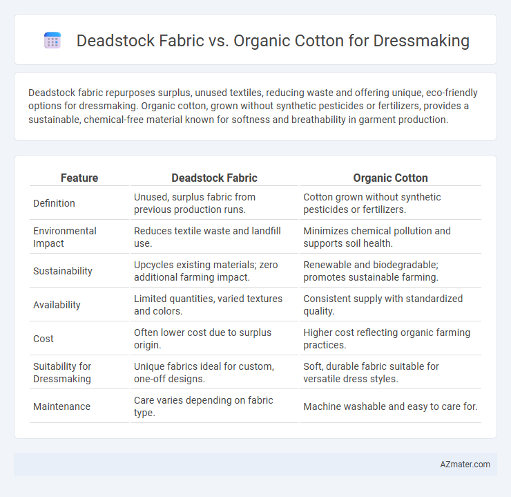 Deadstock Fabric vs. Organic Cotton for Dressmaking - What is The Difference?
