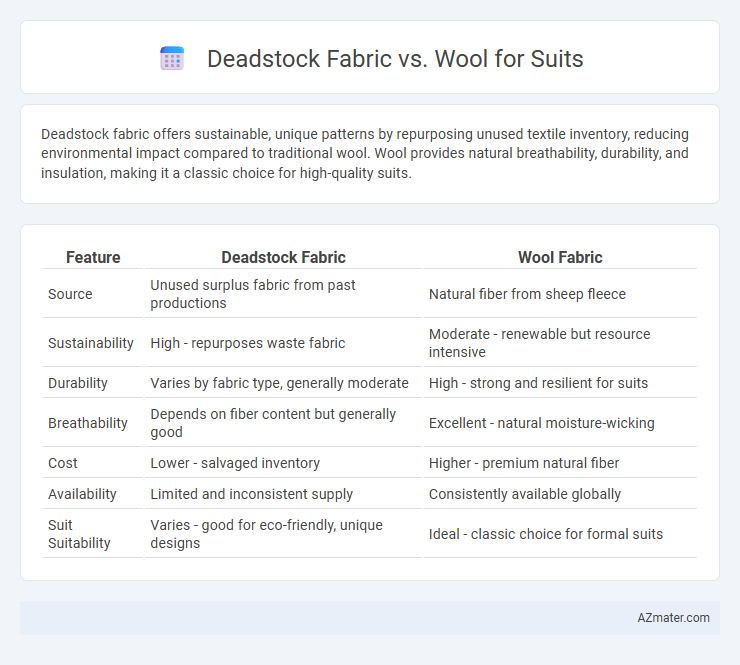 Deadstock Fabric vs. Wool for Suits - What is The Difference?