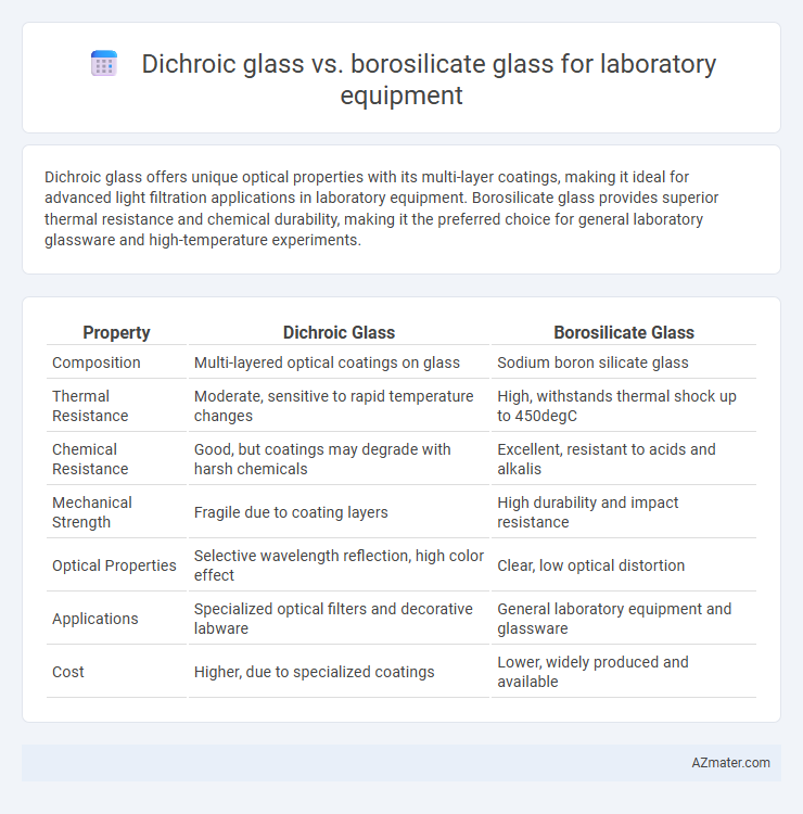 Dichroic glass vs. borosilicate glass for laboratory equipment - What is The Difference?
