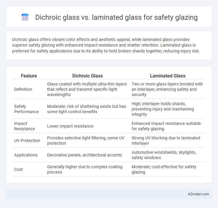 Dichroic glass vs. laminated glass for safety glazing - What is The Difference?