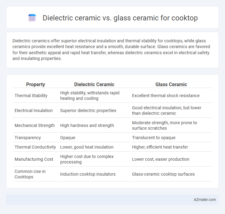 Dielectric ceramic vs. glass ceramic for cooktop - What is The Difference?