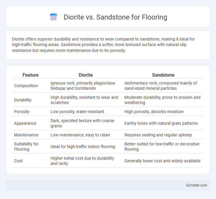 Diorite vs. Sandstone for Flooring - What is The Difference?