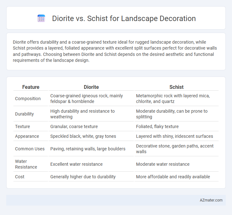 Diorite vs. Schist for Landscape Decoration - What is The Difference?