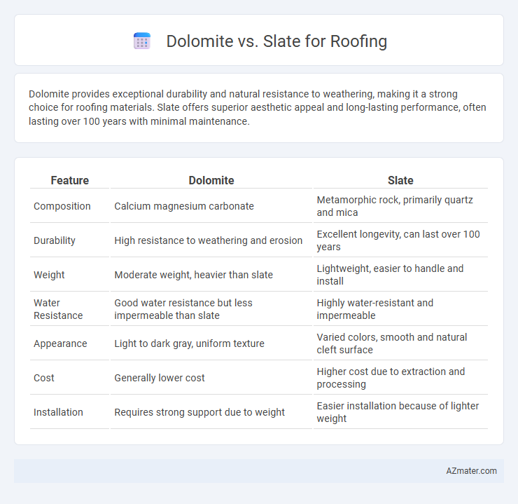 Dolomite vs. Slate for Roofing - What is The Difference?