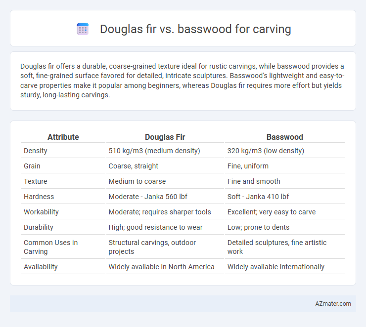 Douglas fir vs. basswood for carving - What is The Difference?