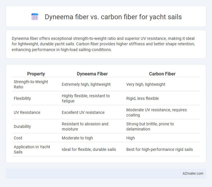 Dyneema fiber vs. carbon fiber for yacht sails - What is The Difference?