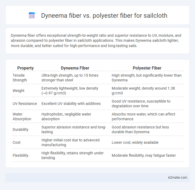 Dyneema fiber vs. polyester fiber for sailcloth - What is The Difference?