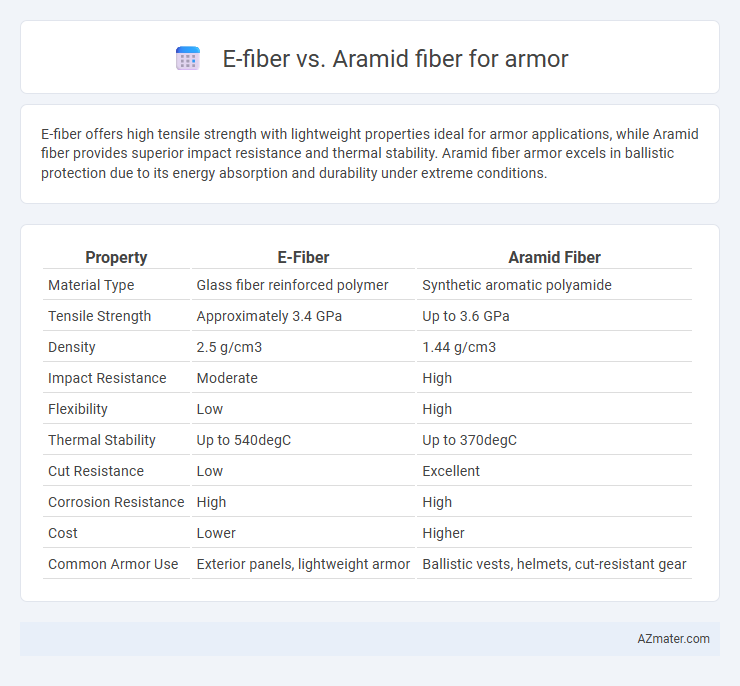 E-fiber vs. Aramid fiber for armor - What is The Difference?