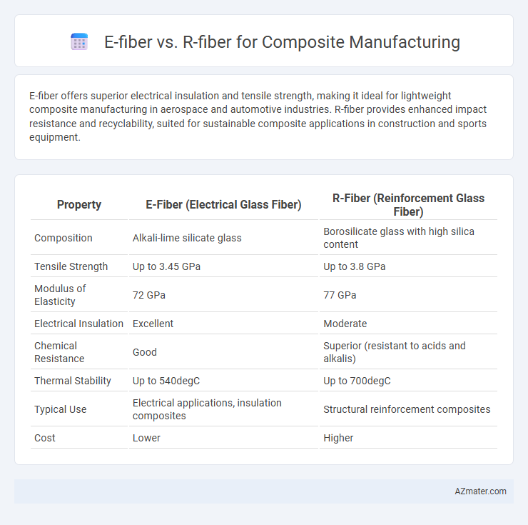 E-fiber vs. R-fiber for Composite Manufacturing - What is The Difference?