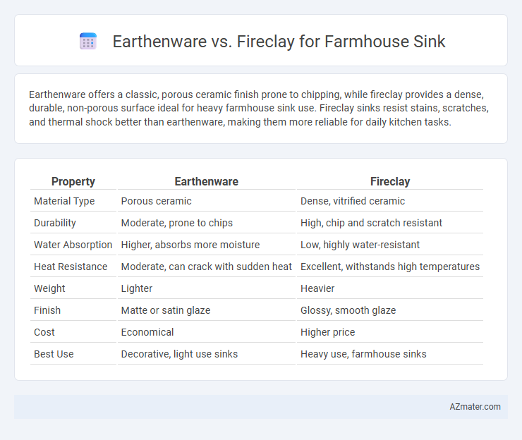 Earthenware vs. Fireclay for Farmhouse Sink - What is The Difference?