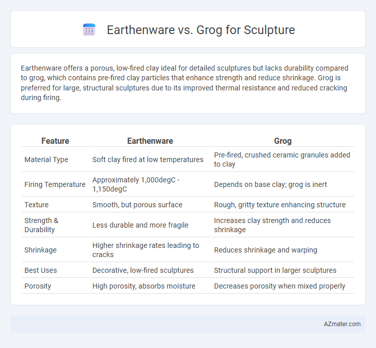 Earthenware vs. Grog for Sculpture - What is The Difference?