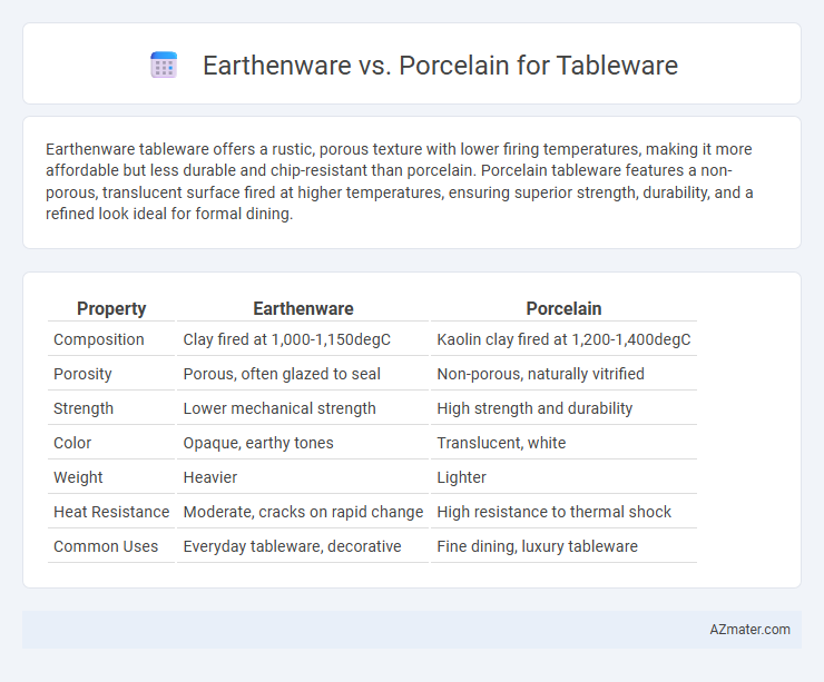 Earthenware vs. Porcelain for Tableware - What is The Difference?