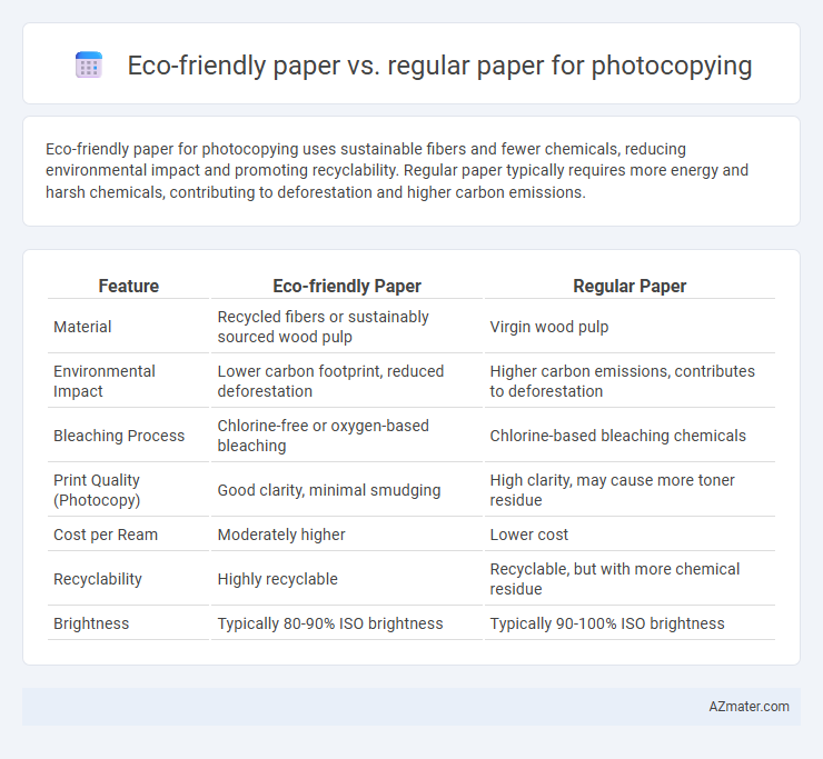 Eco-friendly paper vs. regular paper for photocopying - What is The Difference?