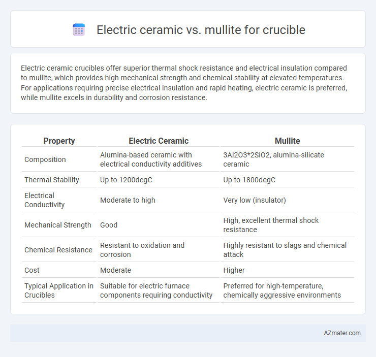 Electric ceramic vs. mullite for crucible - What is The Difference?