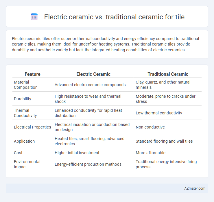 Electric ceramic vs. traditional ceramic for tile - What is The Difference?