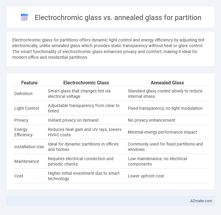 Electrochromic glass vs. annealed glass for partition - What is The Difference?