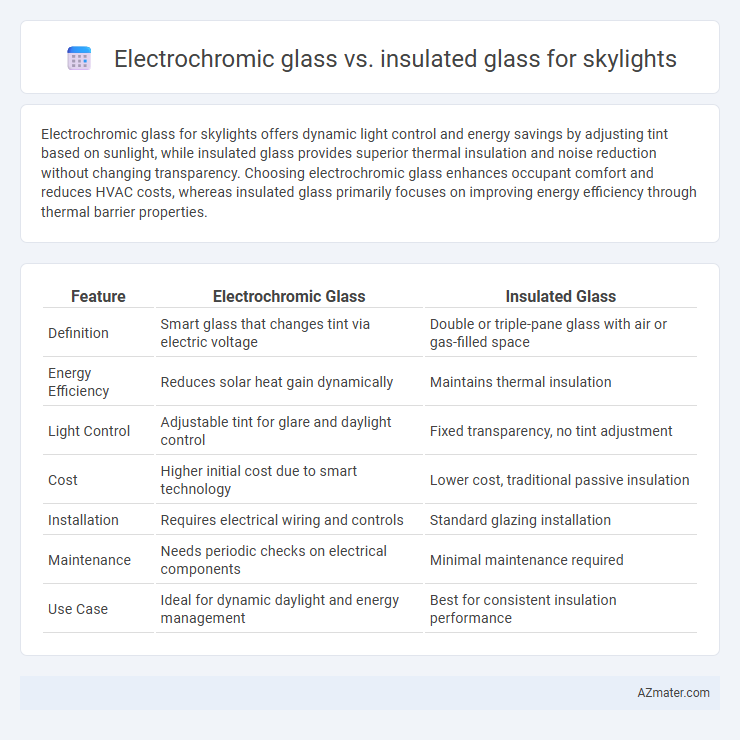 Electrochromic glass vs. insulated glass for skylights - What is The Difference?