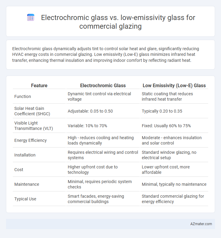 Electrochromic glass vs. low-emissivity glass for commercial glazing - What is The Difference?