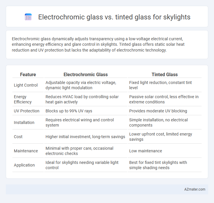 Electrochromic glass vs. tinted glass for skylights - What is The Difference?