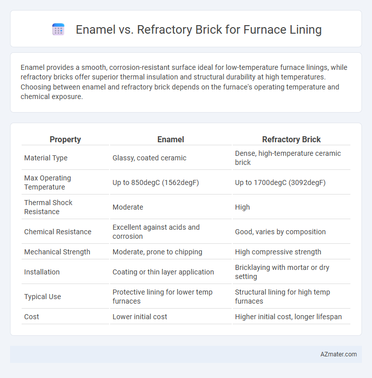 Enamel vs. Refractory Brick for Furnace Lining - What is The Difference?