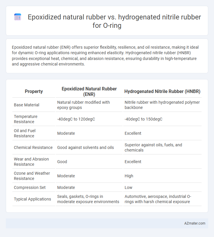Epoxidized natural rubber vs. hydrogenated nitrile rubber for O-ring - What is The Difference?