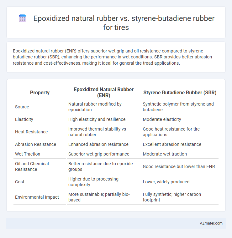 Epoxidized natural rubber vs. styrene-butadiene rubber for tires - What is The Difference?