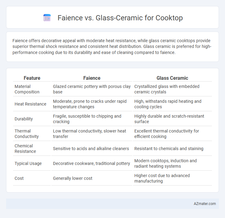 Faience vs. Glass-Ceramic for Cooktop - What is The Difference?