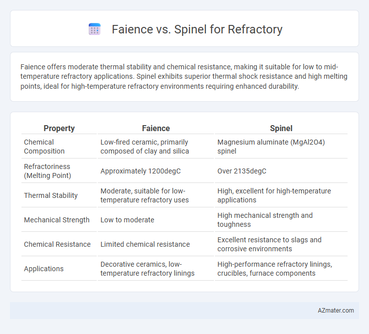 Faience vs. Spinel for Refractory - What is The Difference?