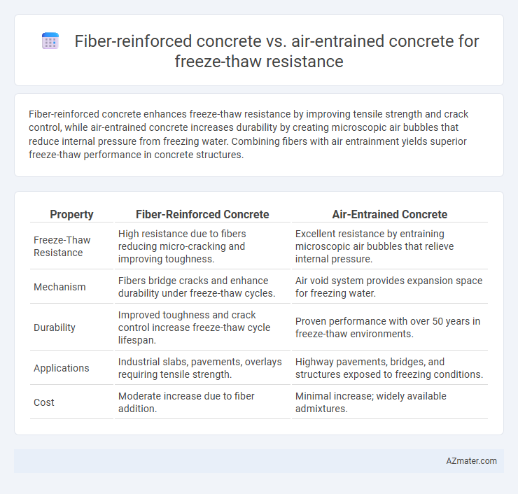 Fiber-reinforced concrete vs. air-entrained concrete for freeze-thaw resistance - What is The Difference?
