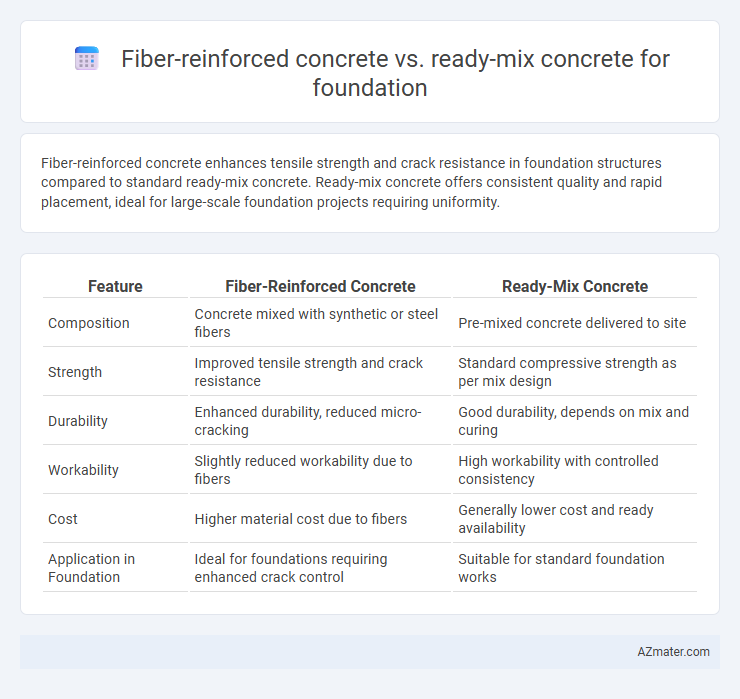 Fiber-reinforced concrete vs. ready-mix concrete for foundation - What is The Difference?