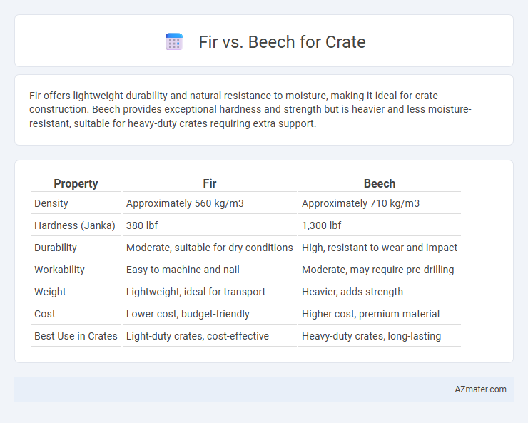 Fir vs. Beech for Crate - What is The Difference?