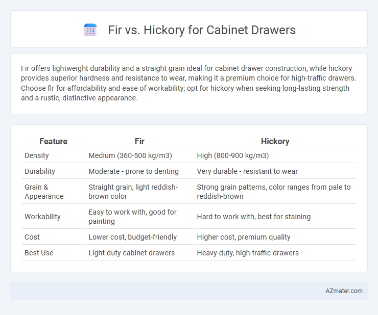 Fir vs. Hickory for Cabinet Drawers - What is The Difference?