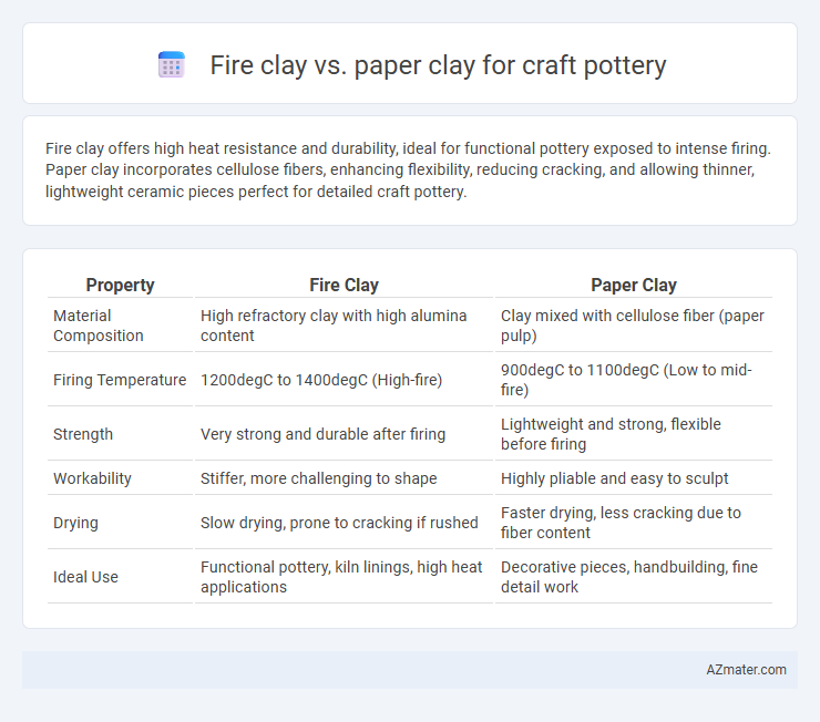 Fire clay vs. paper clay for craft pottery - What is The Difference?