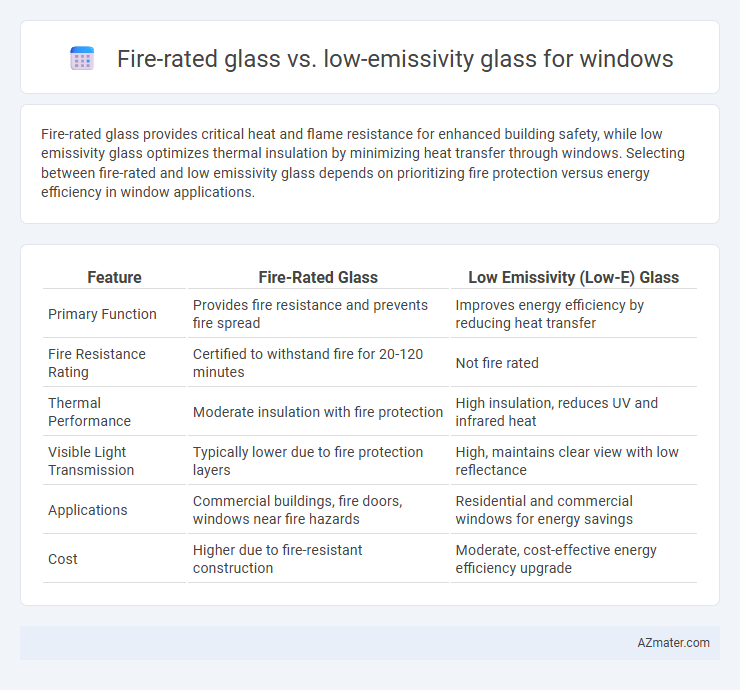 Fire-rated glass vs. low-emissivity glass for windows - What is The Difference?