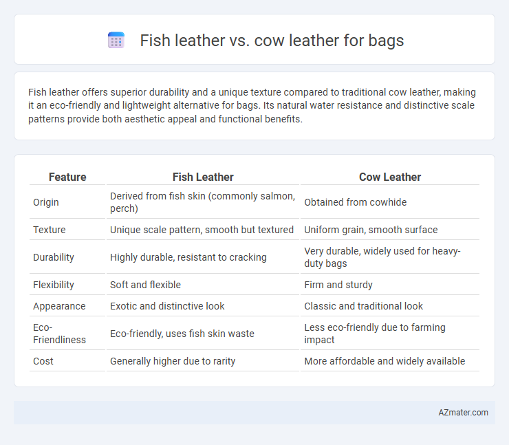 Fish leather vs. cow leather for bags - What is The Difference?