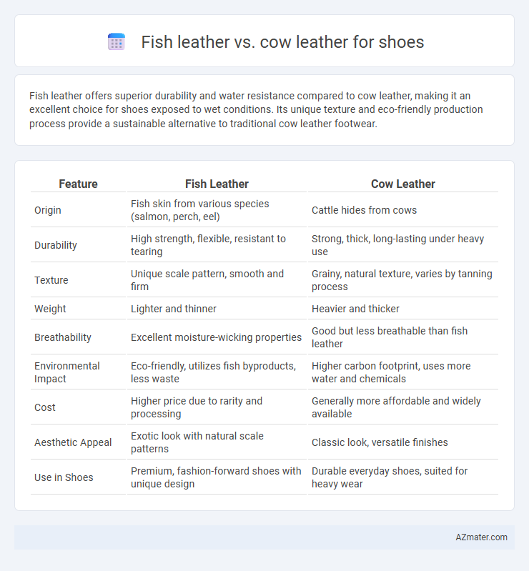Fish leather vs. cow leather for shoes - What is The Difference?