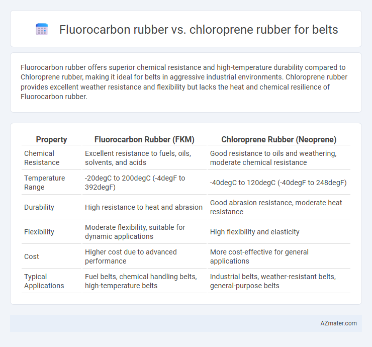 Fluorocarbon rubber vs. chloroprene rubber for belts - What is The Difference?