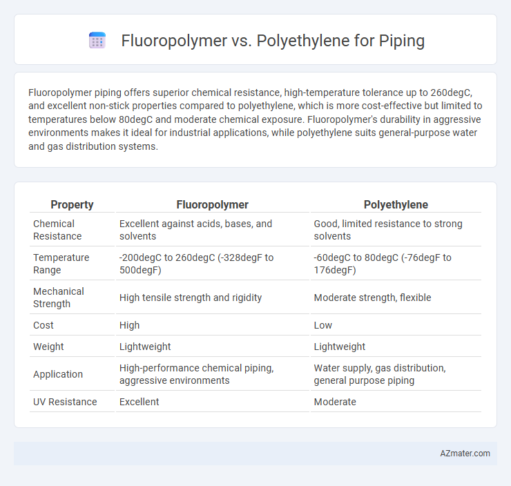 Fluoropolymer vs. Polyethylene for Piping - What is The Difference?