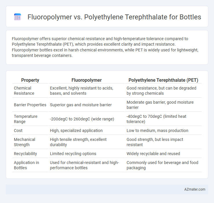 Fluoropolymer vs. Polyethylene Terephthalate for Bottles - What is The Difference?