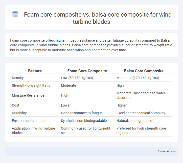 Foam core composite vs. balsa core composite for wind turbine blades - What is The Difference?