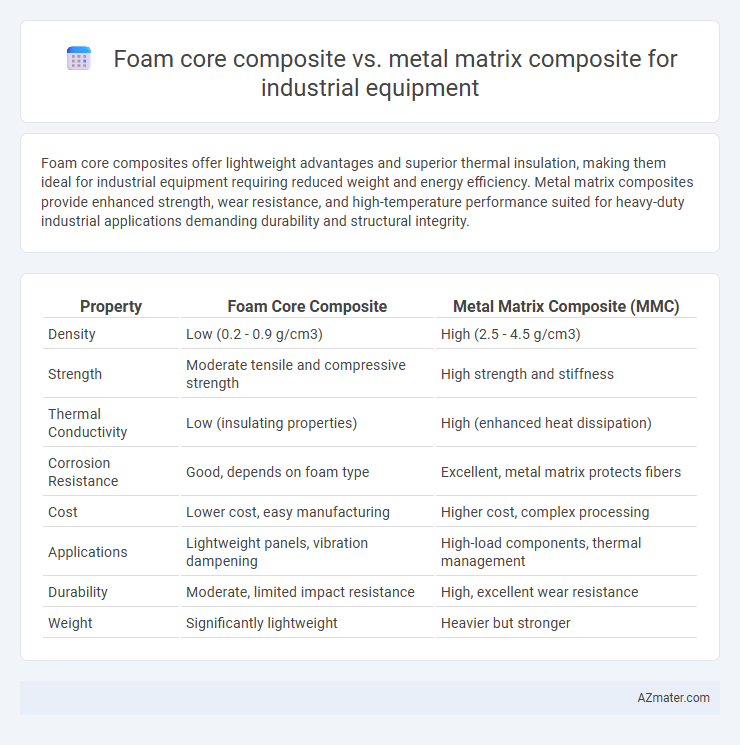 Foam core composite vs. metal matrix composite for industrial equipment - What is The Difference?